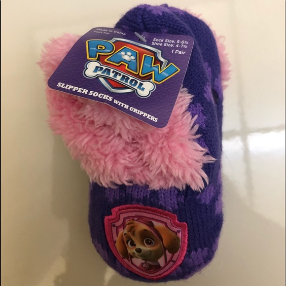 Nickelodeon Other - 💙2/$15 Paw Patrol Slipper Socks w/ Grippers Faux